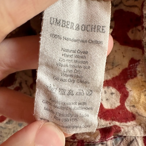 Umber & Ochre Devika Short Sleeve Peasant Top - Picture 3 of 4